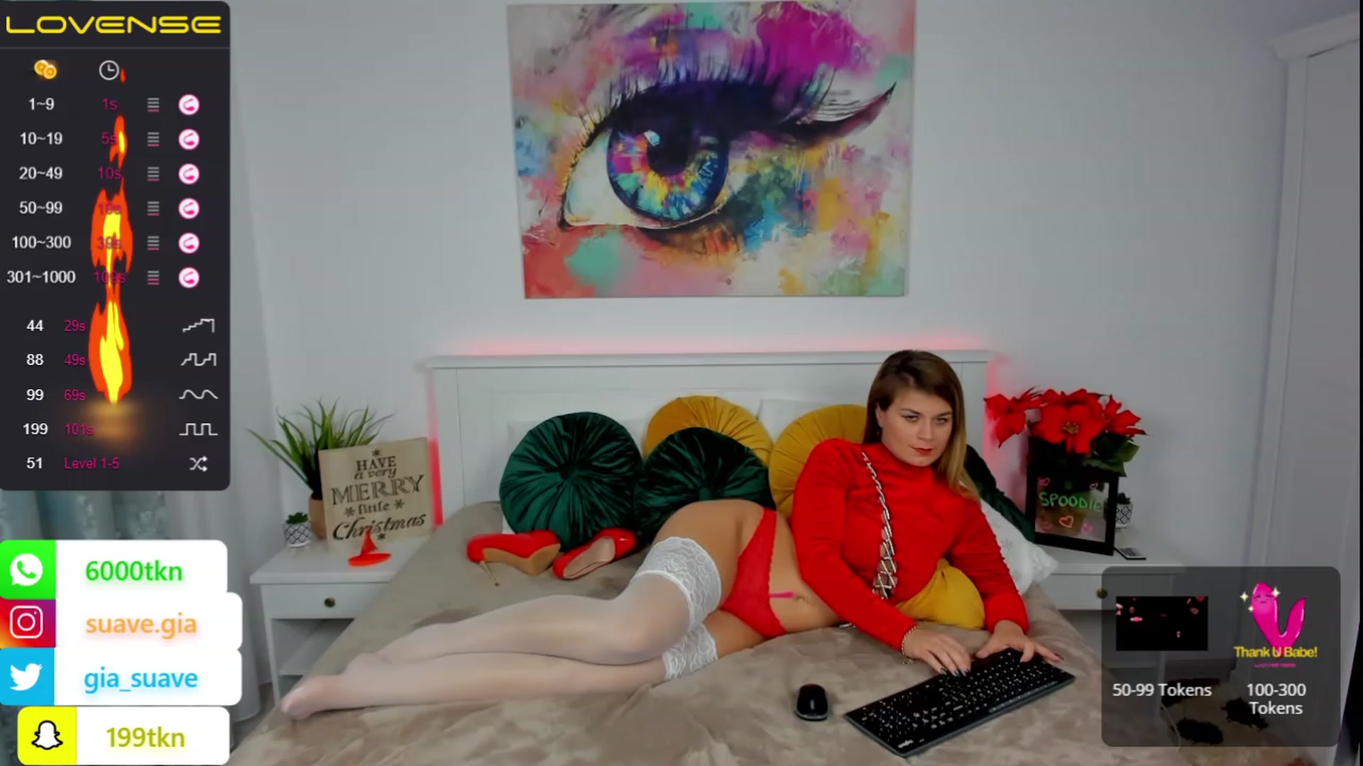 Gallery image thumbnail from SuaveGia's myfreecams stream on, 12/19/2022, 13:45 image 16 of 20