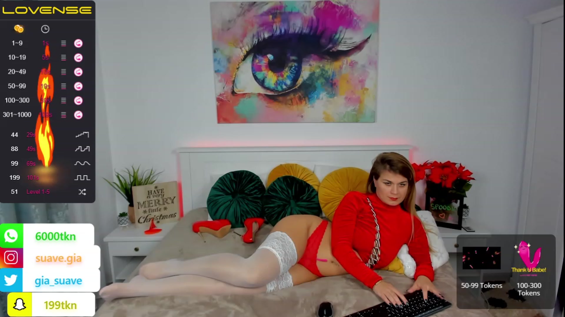 Gallery image thumbnail from SuaveGia's myfreecams stream on, 12/19/2022, 13:45 image 6 of 20