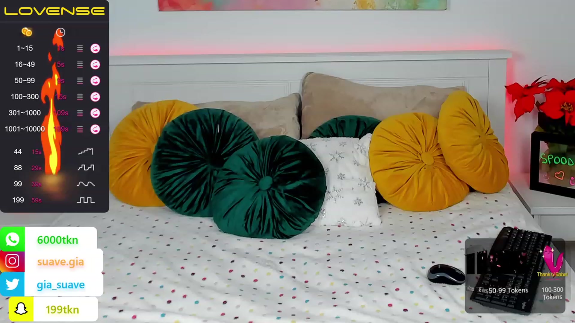 Gallery image thumbnail from SuaveGia's myfreecams stream on, 12/27/2022, 08:46 image 8 of 20