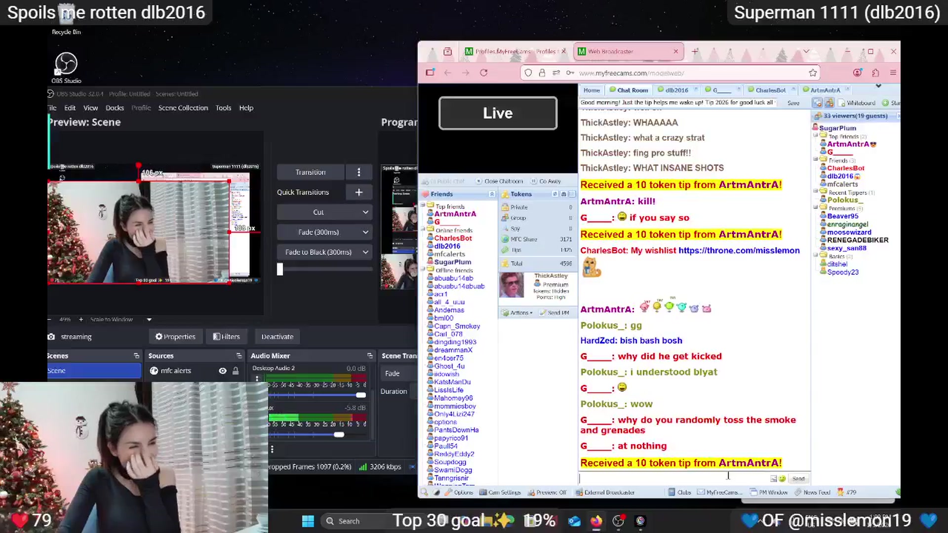 Gallery image thumbnail from SugarPlum's myfreecams stream on, 01/03/2026, 11:16 image 18 of 20