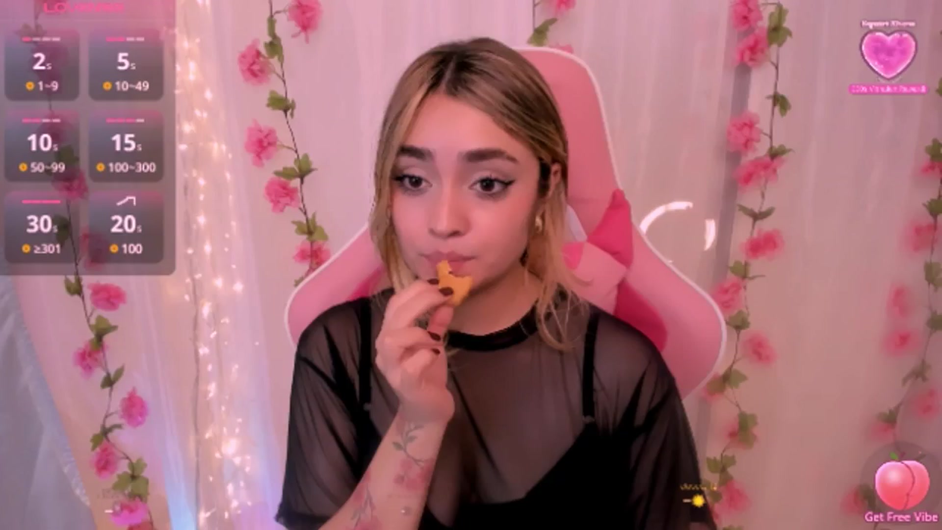 Gallery image thumbnail from Sugar_h0ney's myfreecams stream on, 10/17/2024, 05:35 image 13 of 20