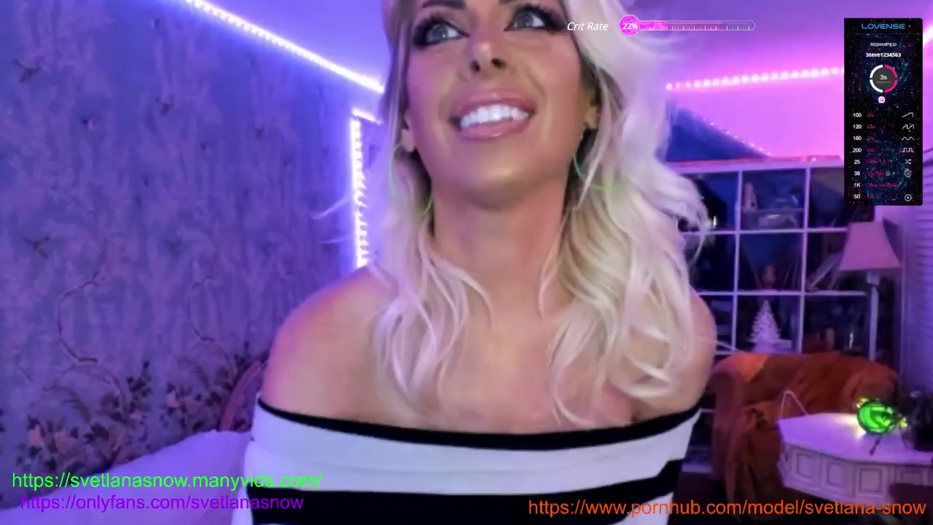 Gallery image thumbnail from SvetlanaSnow's myfreecams stream on, 08/07/2024, 05:27 image 3 of 20