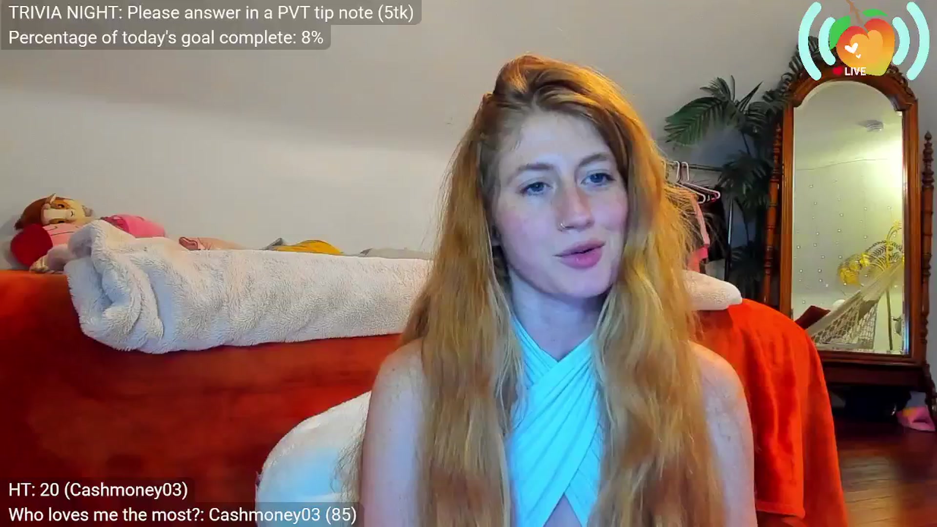 Gallery image thumbnail from SweetMango's myfreecams stream on, 09/23/2025, 02:05 image 11 of 20