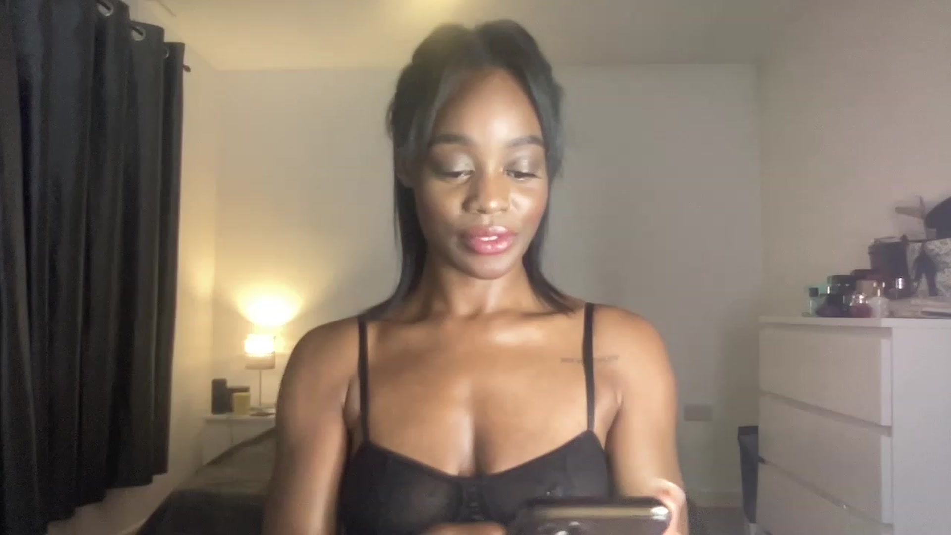 Gallery image thumbnail from SweetXEbony1's myfreecams stream on, 05/10/2023, 23:22 image 5 of 20