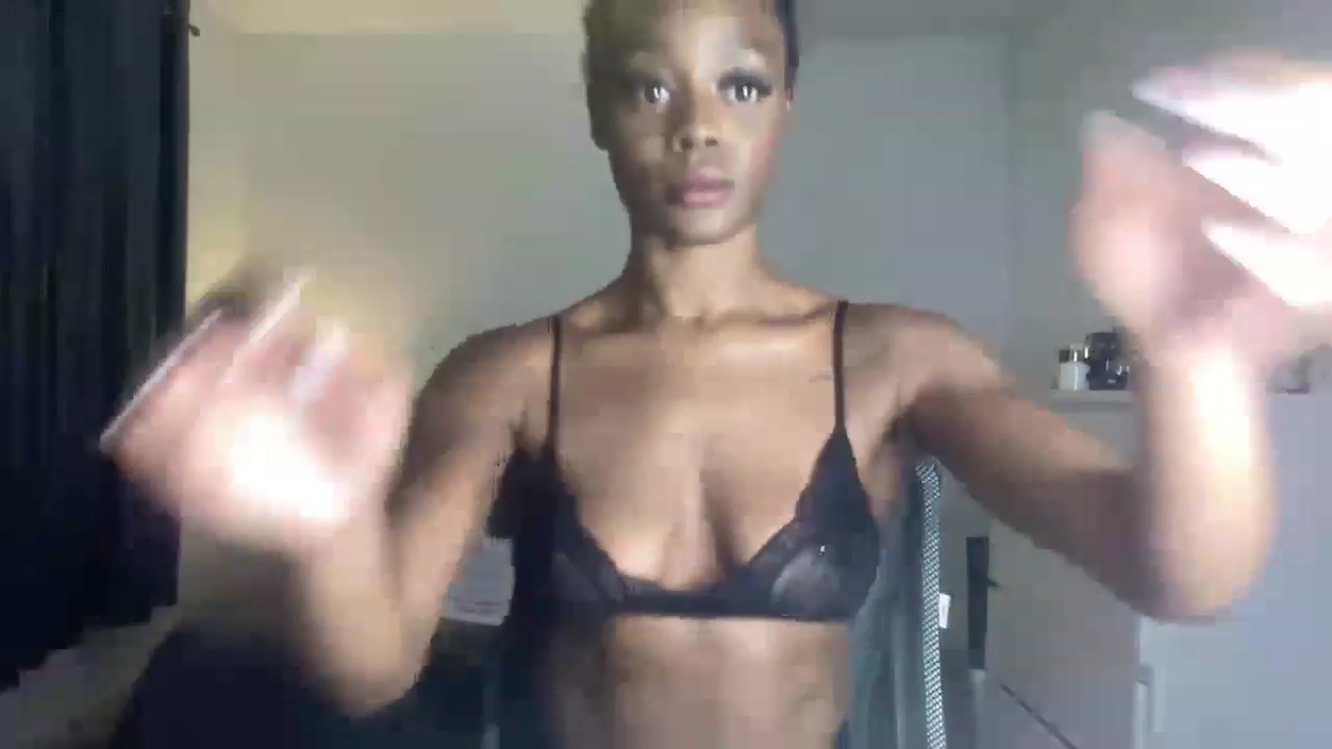Gallery image thumbnail from SweetXEbony1's myfreecams stream on, 05/16/2023, 23:47 image 16 of 20