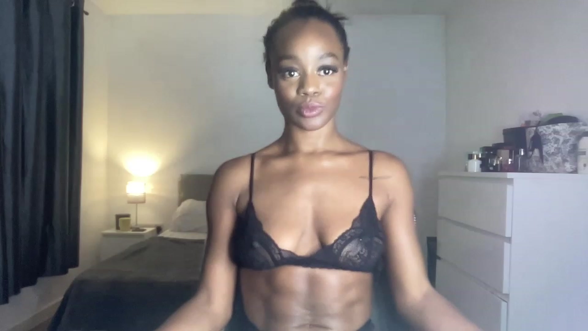 Gallery image thumbnail from SweetXEbony1's myfreecams stream on, 05/16/2023, 23:47 image 19 of 20