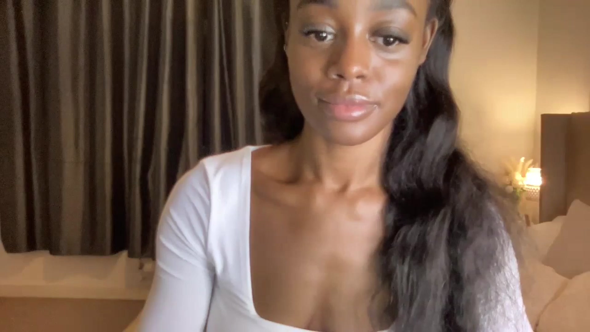 Gallery image thumbnail from SweetXEbony1's myfreecams stream on, 10/18/2023, 19:54 image 18 of 20
