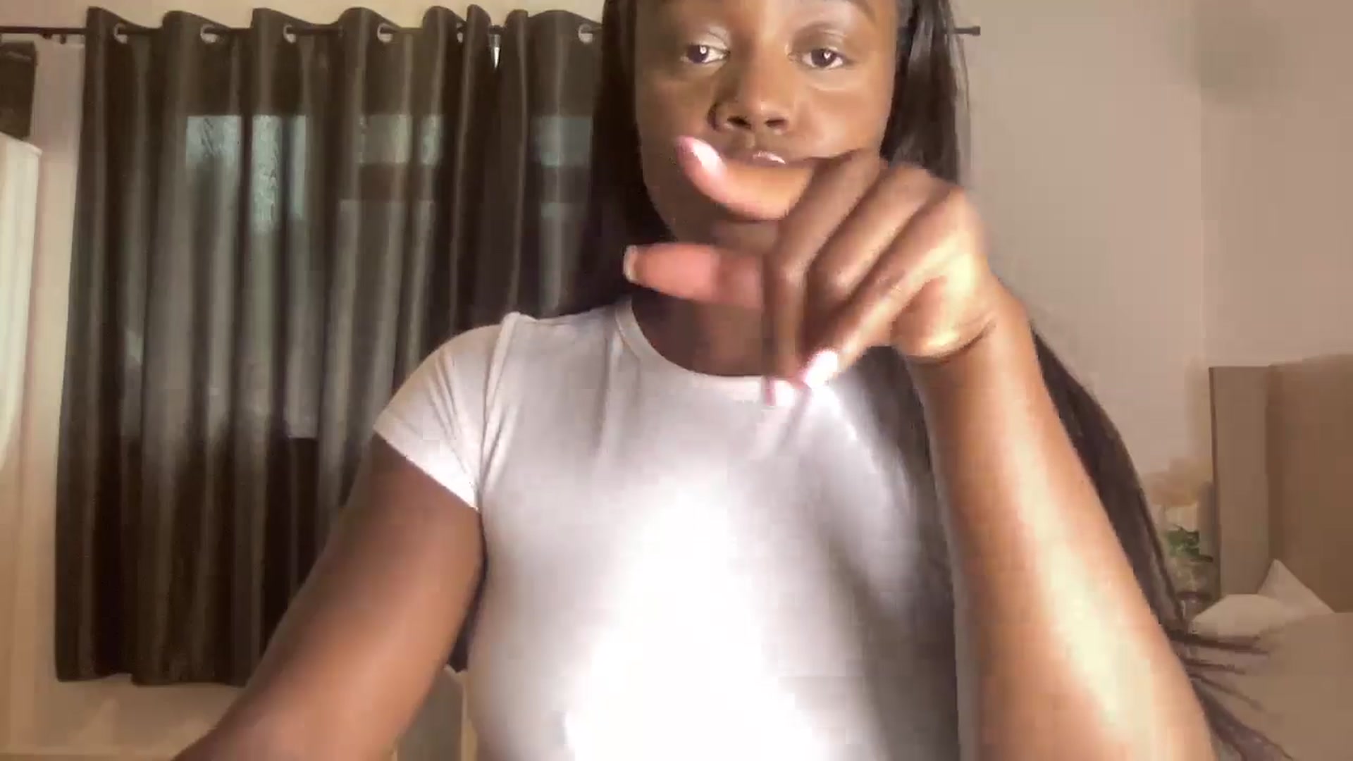 Gallery image thumbnail from SweetXEbony1's myfreecams stream on, 06/06/2024, 18:39 image 9 of 20