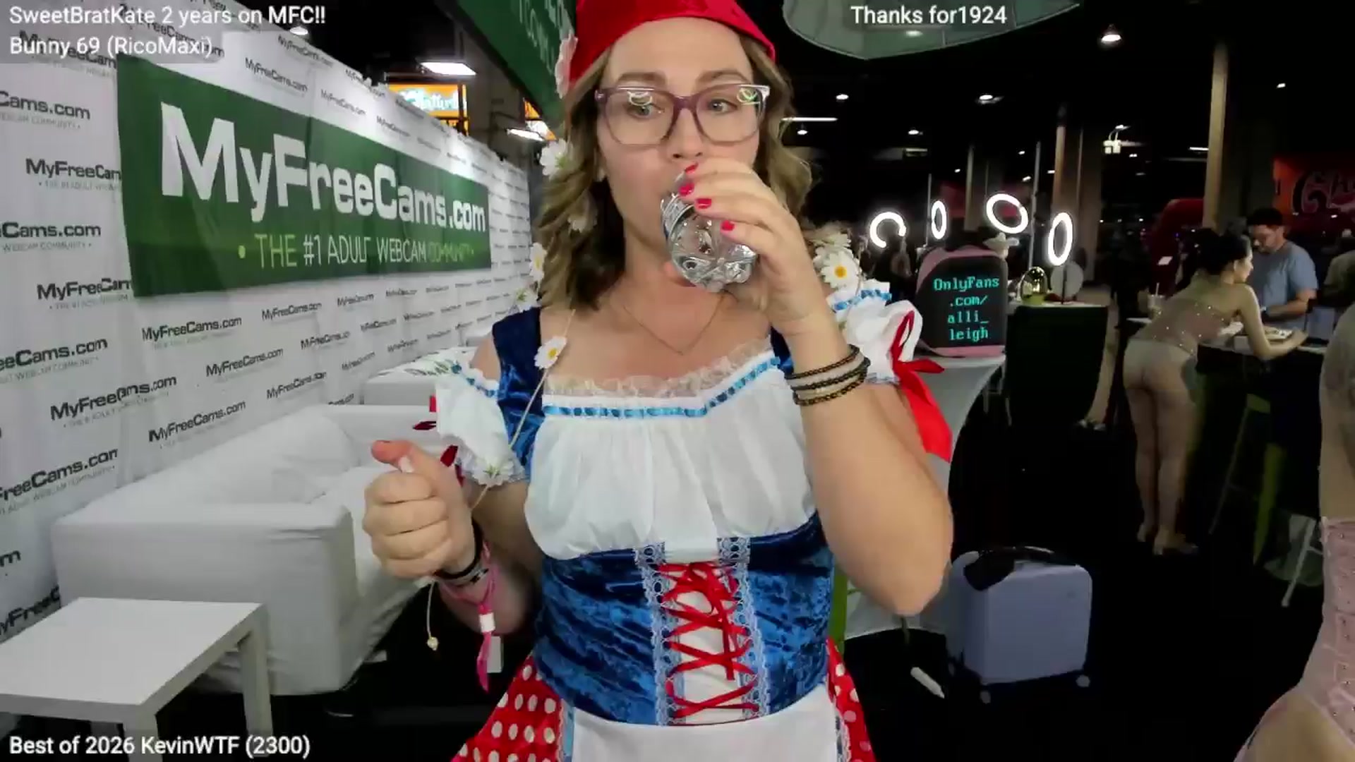 Gallery image thumbnail from SweetbratKate's myfreecams stream on, 04/12/2026, 02:30 image 1 of 20