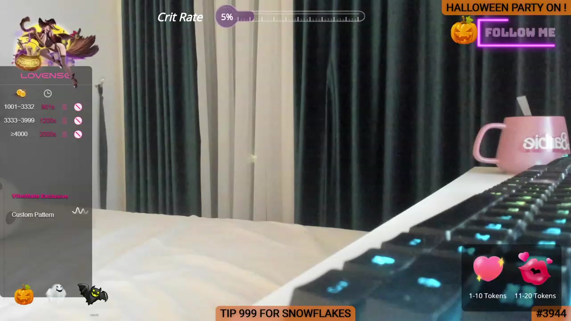 Gallery image thumbnail from Sweetlolaa's myfreecams stream on, 10/31/2023, 16:13 image 3 of 20