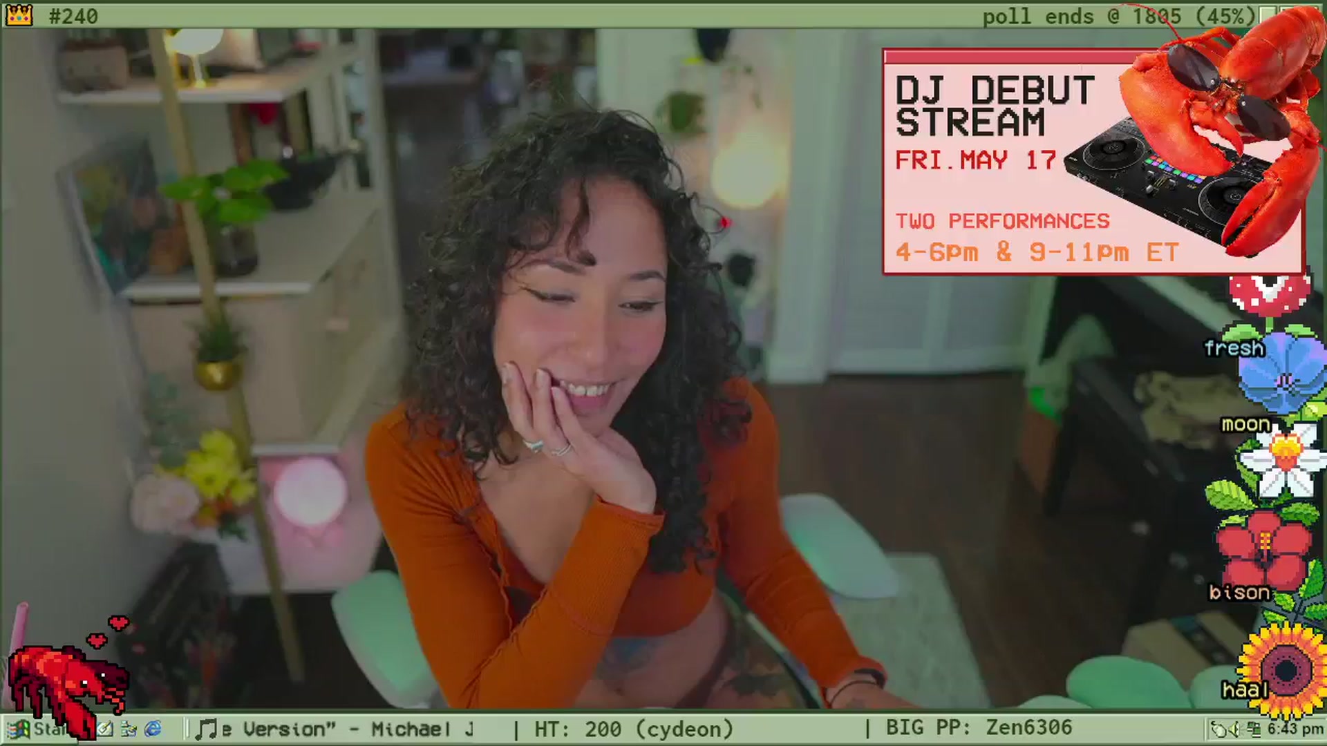 Gallery image thumbnail from TERRA's myfreecams stream on, 05/16/2024, 24:05 image 13 of 20