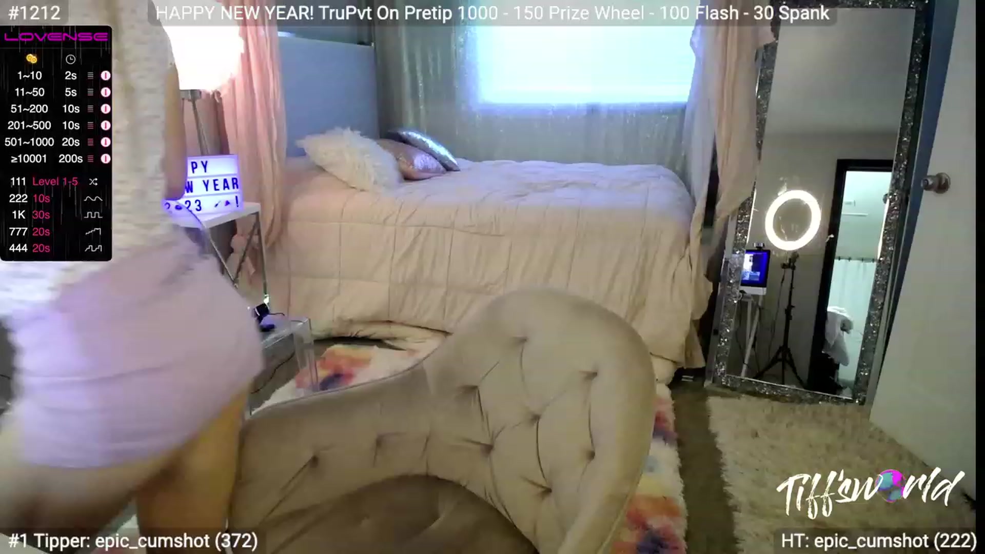 Gallery image thumbnail from TIFFSWORLD's myfreecams stream on, 01/05/2023, 21:11 image 17 of 20