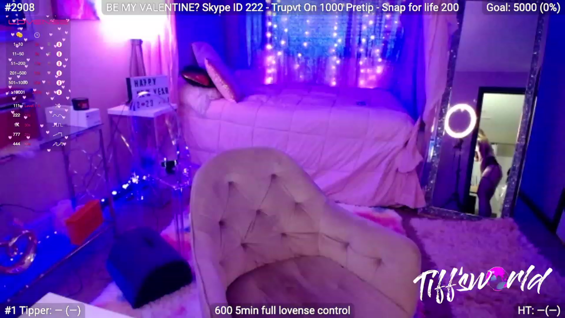 Gallery image thumbnail from TIFFSWORLD's myfreecams stream on, 02/14/2023, 05:06 image 2 of 20