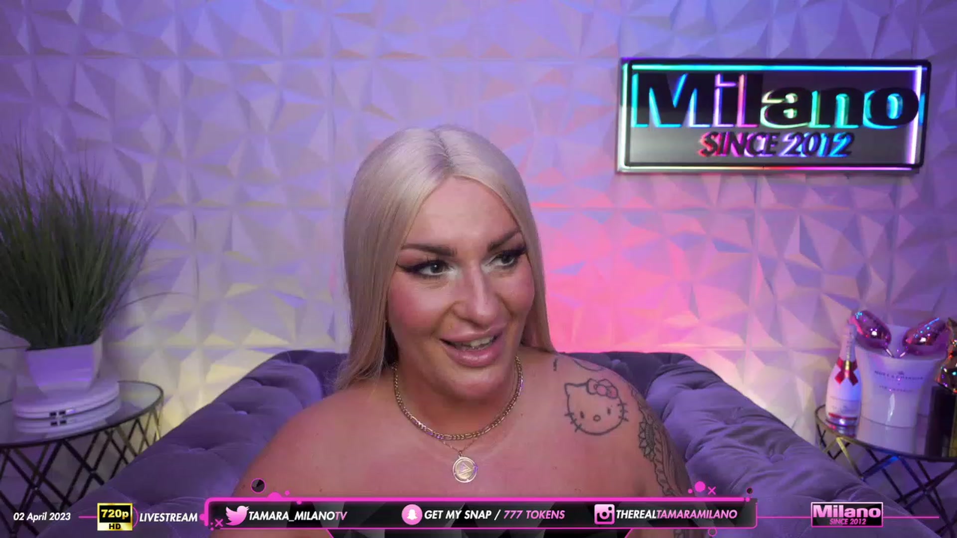 Gallery image thumbnail from TamaraMilano's myfreecams stream on, 04/02/2023, 12:12 image 5 of 20