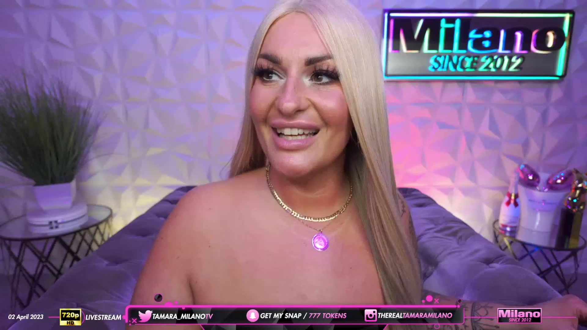 Gallery image thumbnail from TamaraMilano's myfreecams stream on, 04/02/2023, 12:12 image 7 of 20