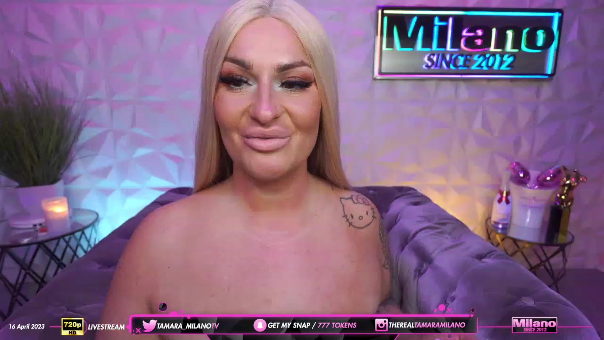 Gallery image thumbnail from TamaraMilano's myfreecams stream on, 04/16/2023, 11:29 image 3 of 20