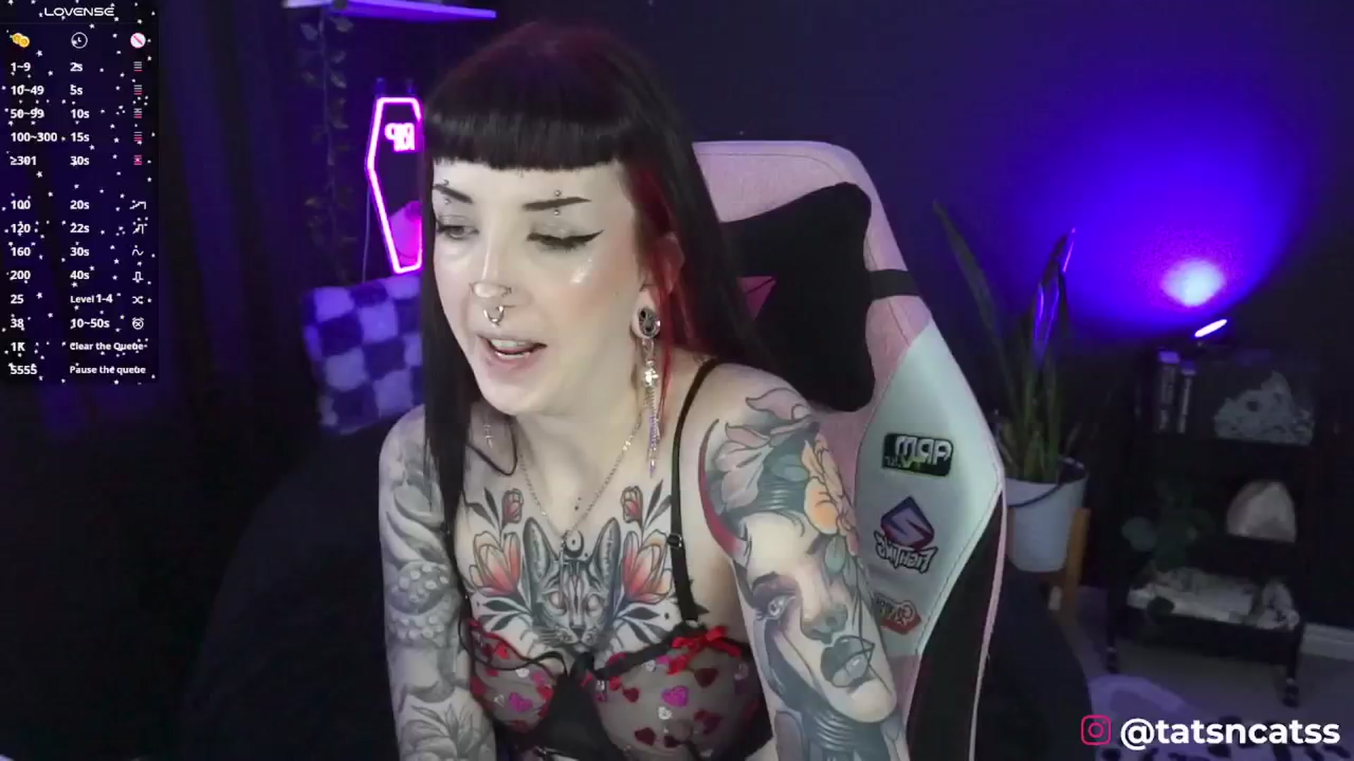 Gallery image thumbnail from TatsnCats's myfreecams stream on, 12/09/2024, 20:59 image 1 of 20