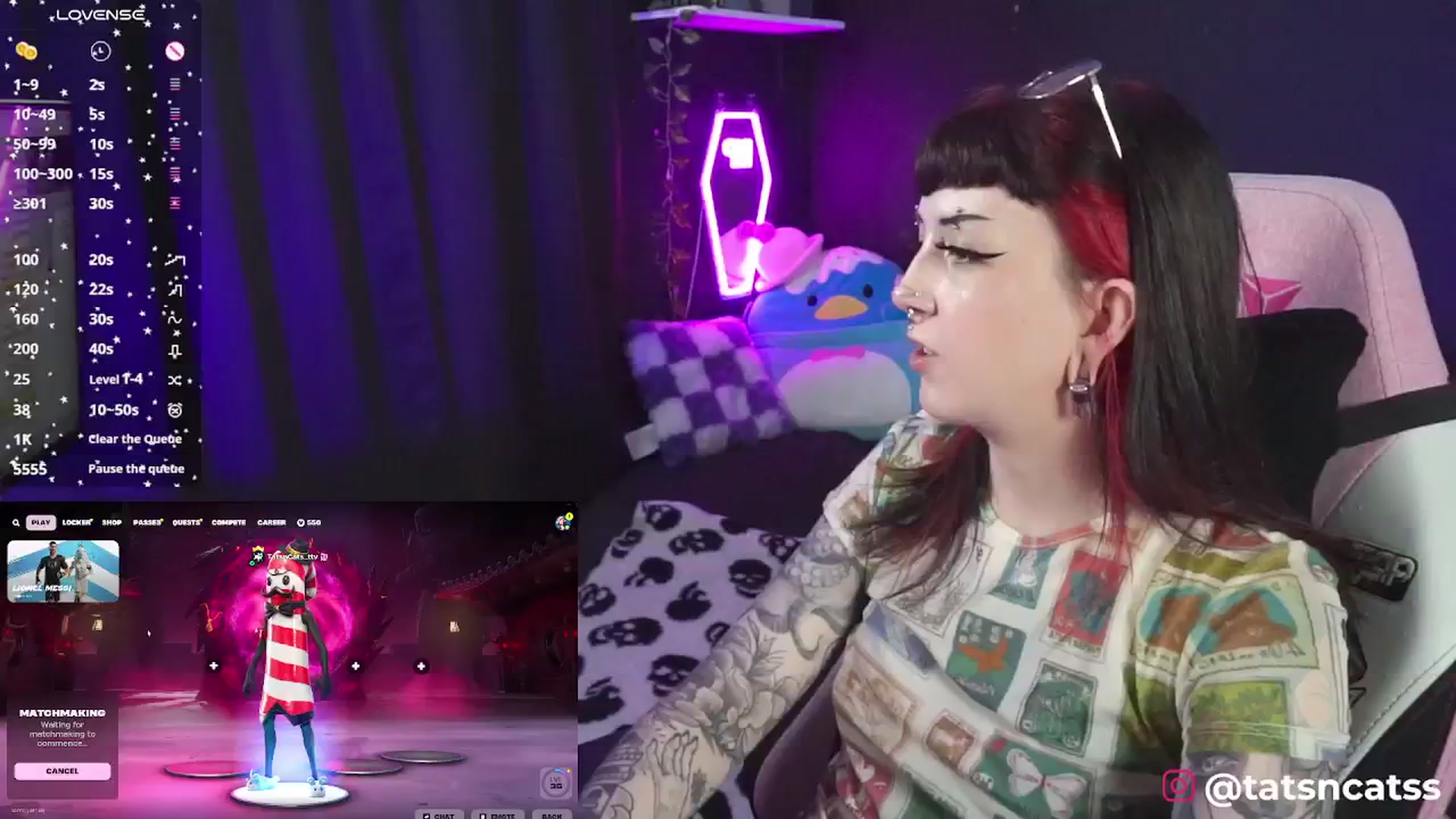 Gallery image thumbnail from TatsnCats's myfreecams stream on, 12/16/2024, 19:51 image 12 of 20