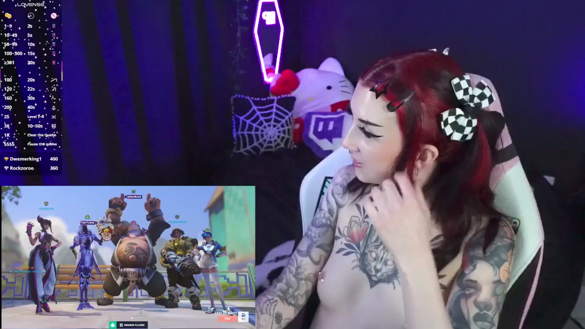 Gallery image thumbnail from TatsnCats's myfreecams stream on, 06/05/2025, 19:30 image 9 of 20