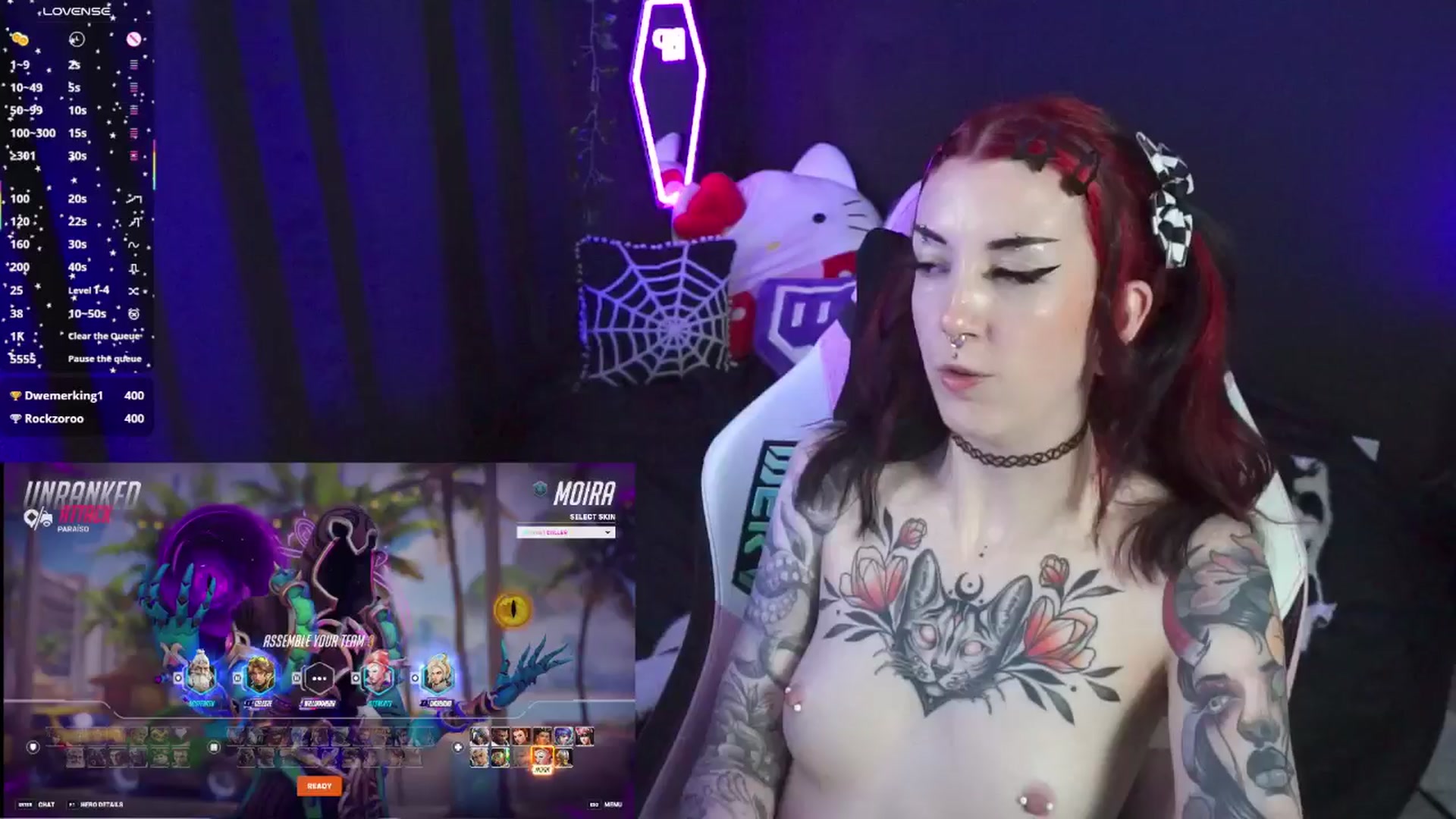 Gallery image thumbnail from TatsnCats's myfreecams stream on, 06/05/2025, 19:30 image 10 of 20