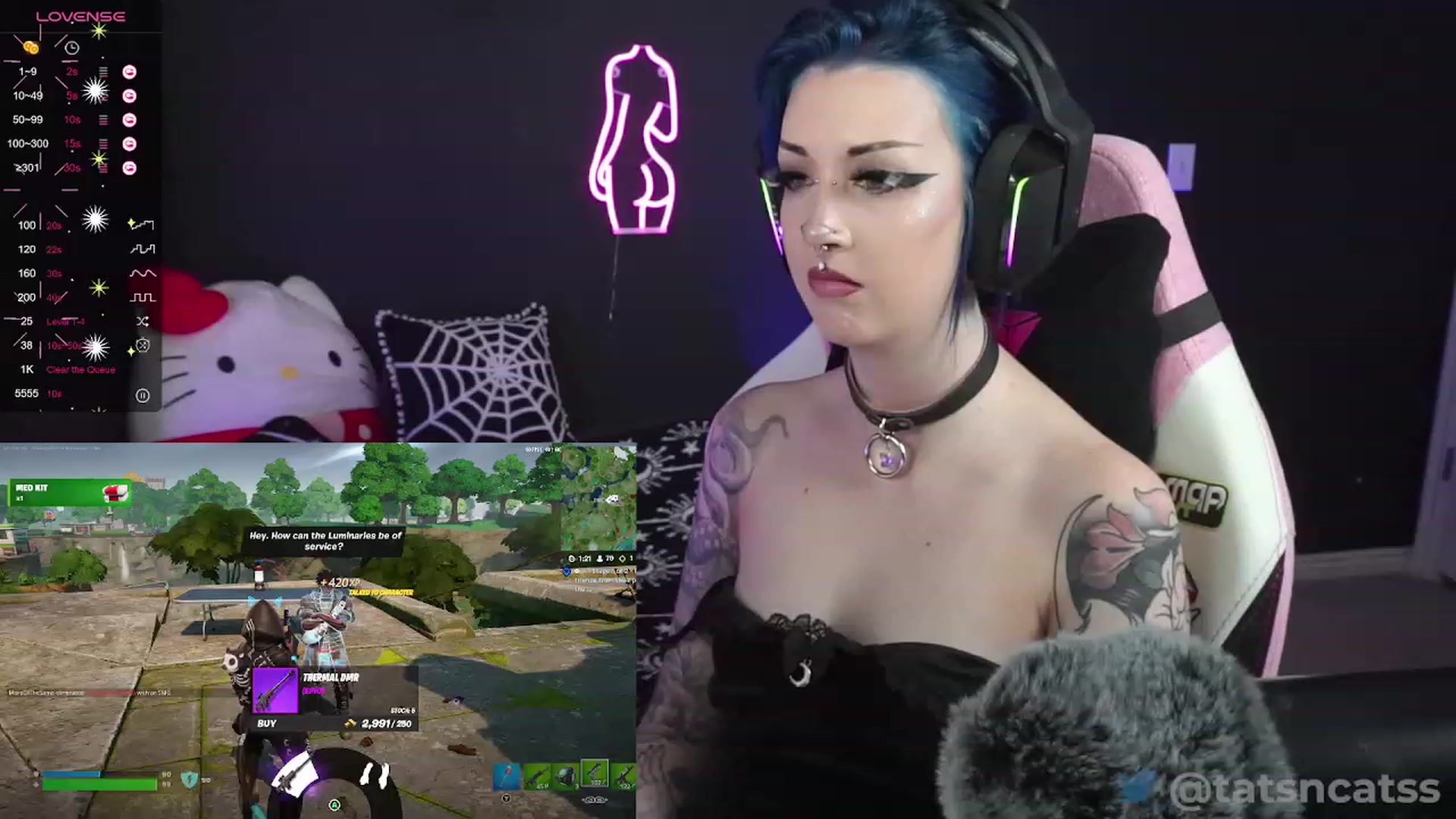 Gallery image thumbnail from Tatsncatss's myfreecams stream on, 08/19/2023, 18:46 image 2 of 20