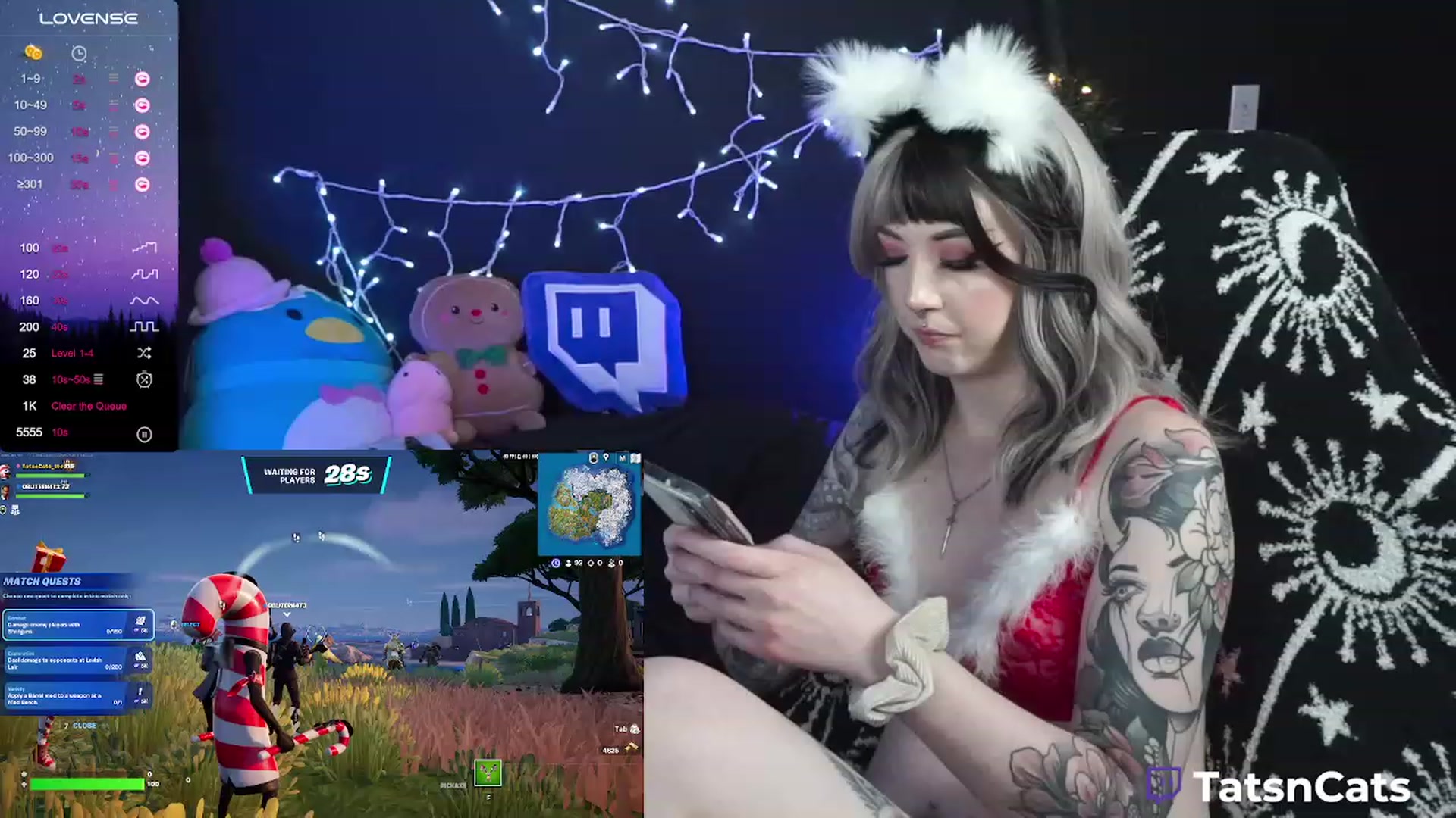 Gallery image thumbnail from Tatsncatss's myfreecams stream on, 12/24/2023, 20:18 image 13 of 20
