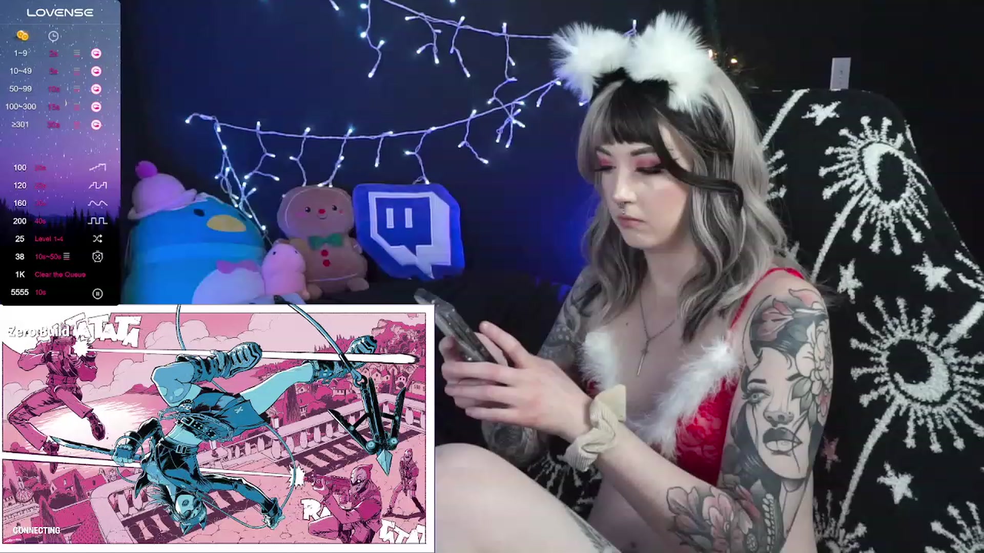 Gallery image thumbnail from Tatsncatss's myfreecams stream on, 12/24/2023, 20:18 image 12 of 20