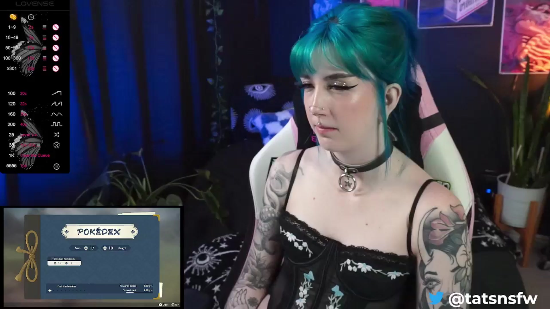 Gallery image thumbnail from Tatsncatss's myfreecams stream on, 03/25/2024, 19:40 image 8 of 20