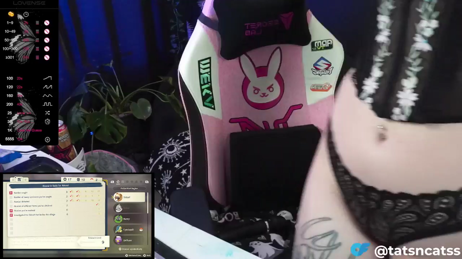 Gallery image thumbnail from Tatsncatss's myfreecams stream on, 03/25/2024, 19:40 image 1 of 20