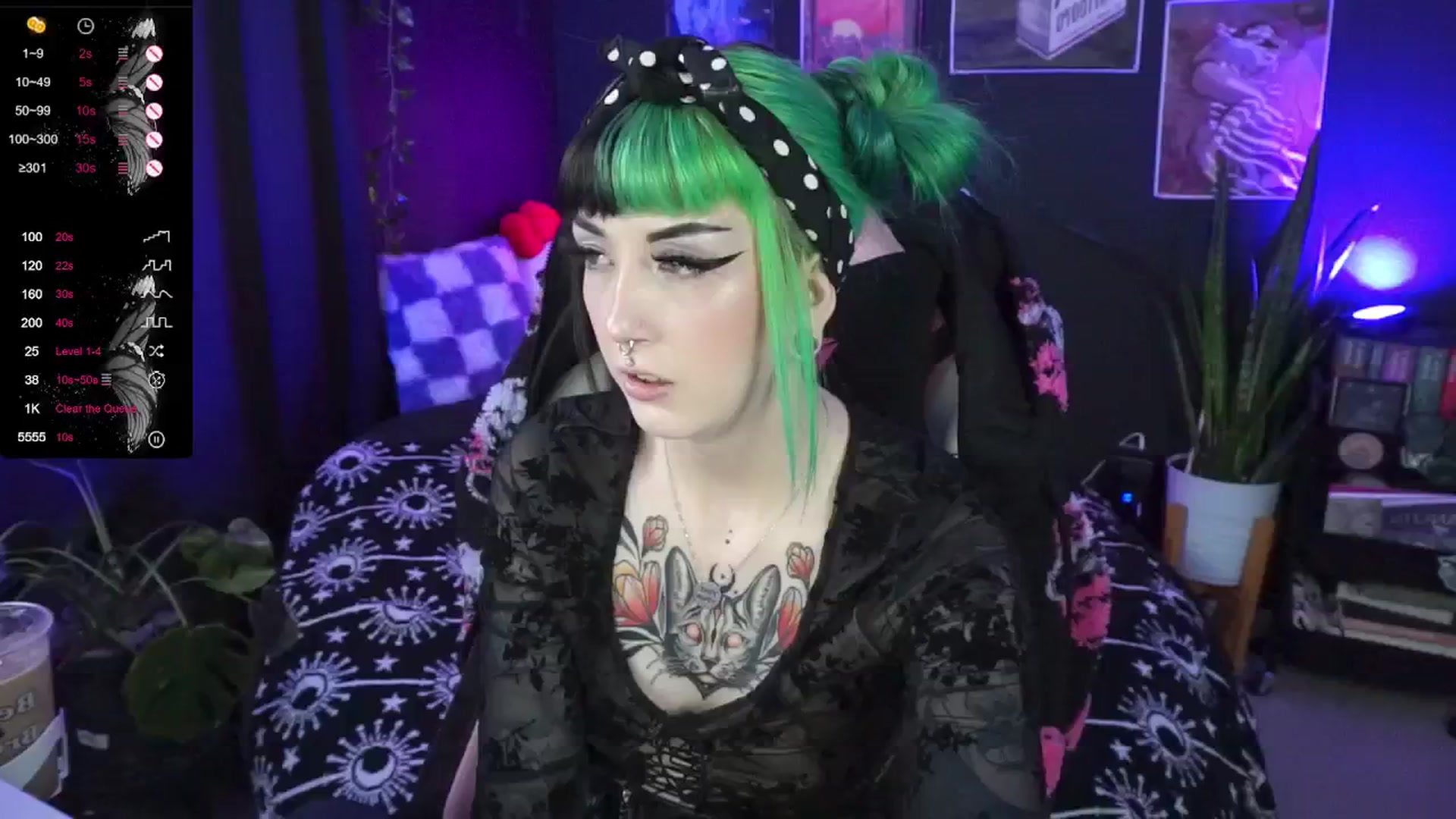 Gallery image thumbnail from Tatsncatss's myfreecams stream on, 06/06/2024, 19:30 image 1 of 20