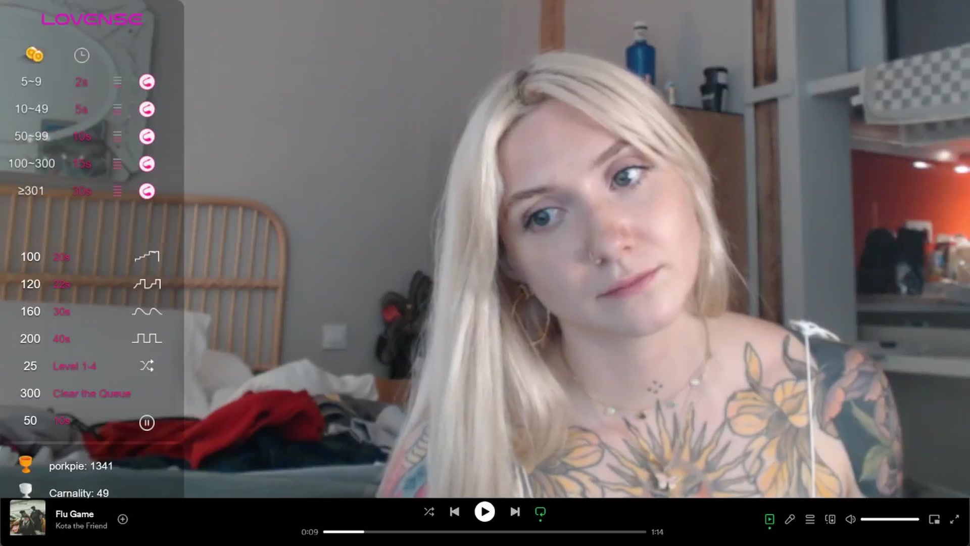 Gallery image thumbnail from Tattoo_bbgirl's myfreecams stream on, 04/18/2024, 18:15 image 9 of 20