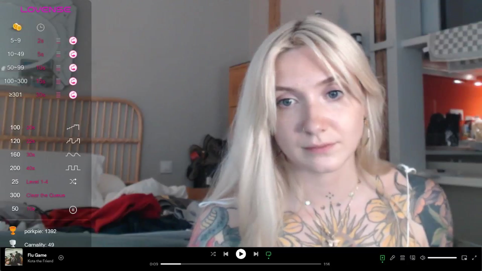 Gallery image thumbnail from Tattoo_bbgirl's myfreecams stream on, 04/18/2024, 18:15 image 11 of 20