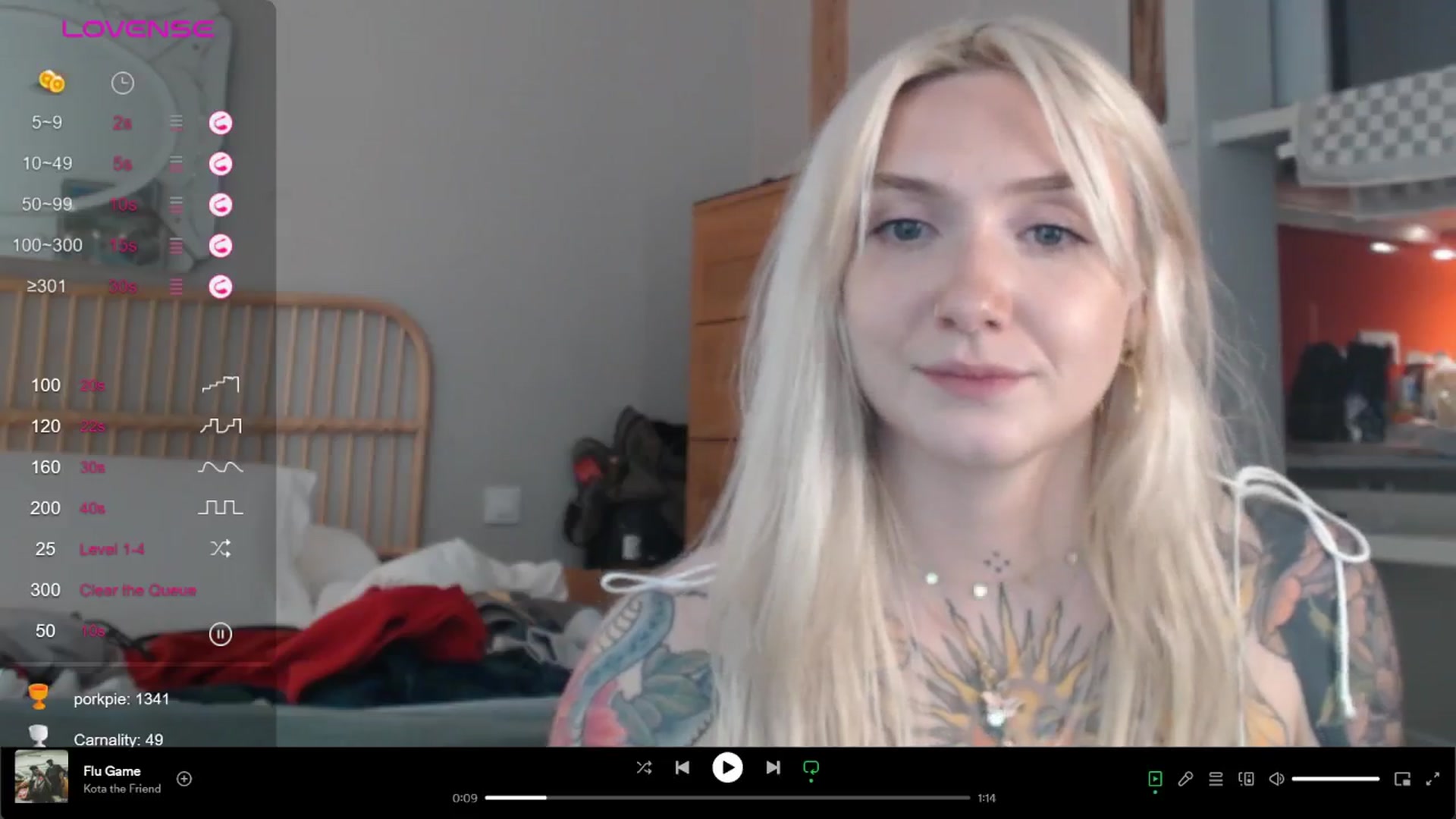 Gallery image thumbnail from Tattoo_bbgirl's myfreecams stream on, 04/18/2024, 18:15 image 7 of 20