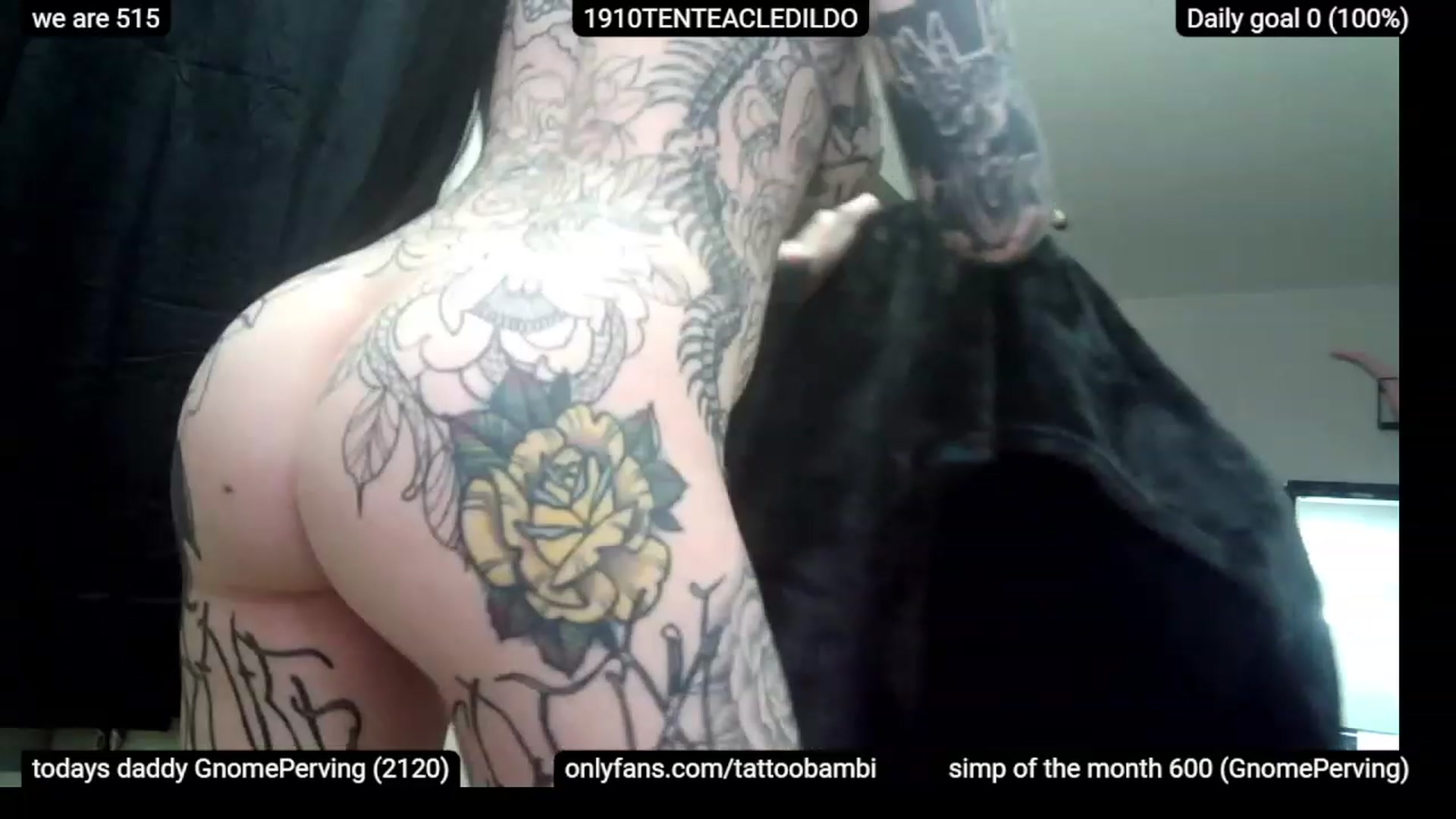 Gallery image thumbnail from Tattoobambi's myfreecams stream on, 12/04/2022, 04:24 image 8 of 20