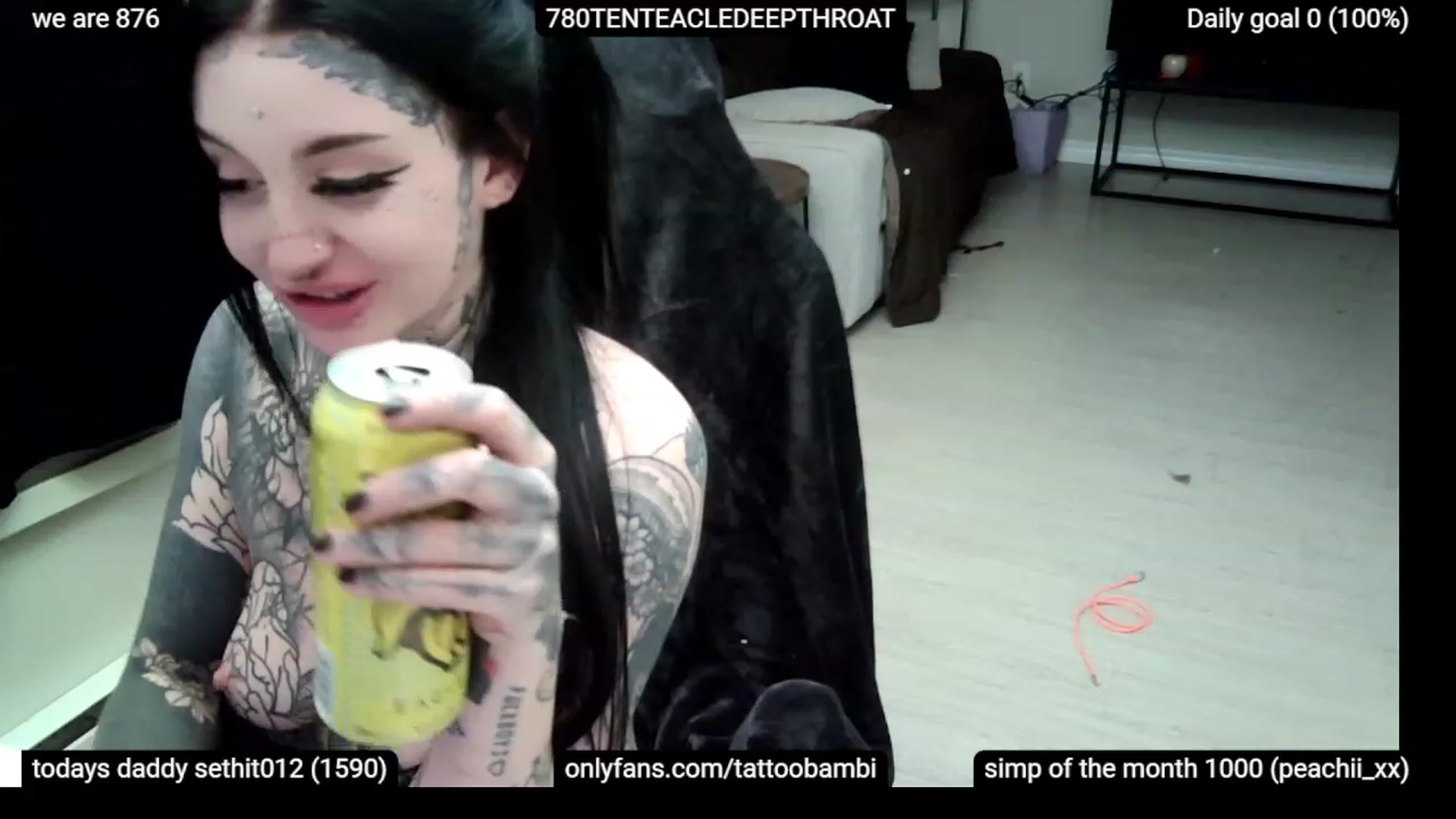 Gallery image thumbnail from Tattoobambi's myfreecams stream on, 12/18/2022, 04:48 image 10 of 20
