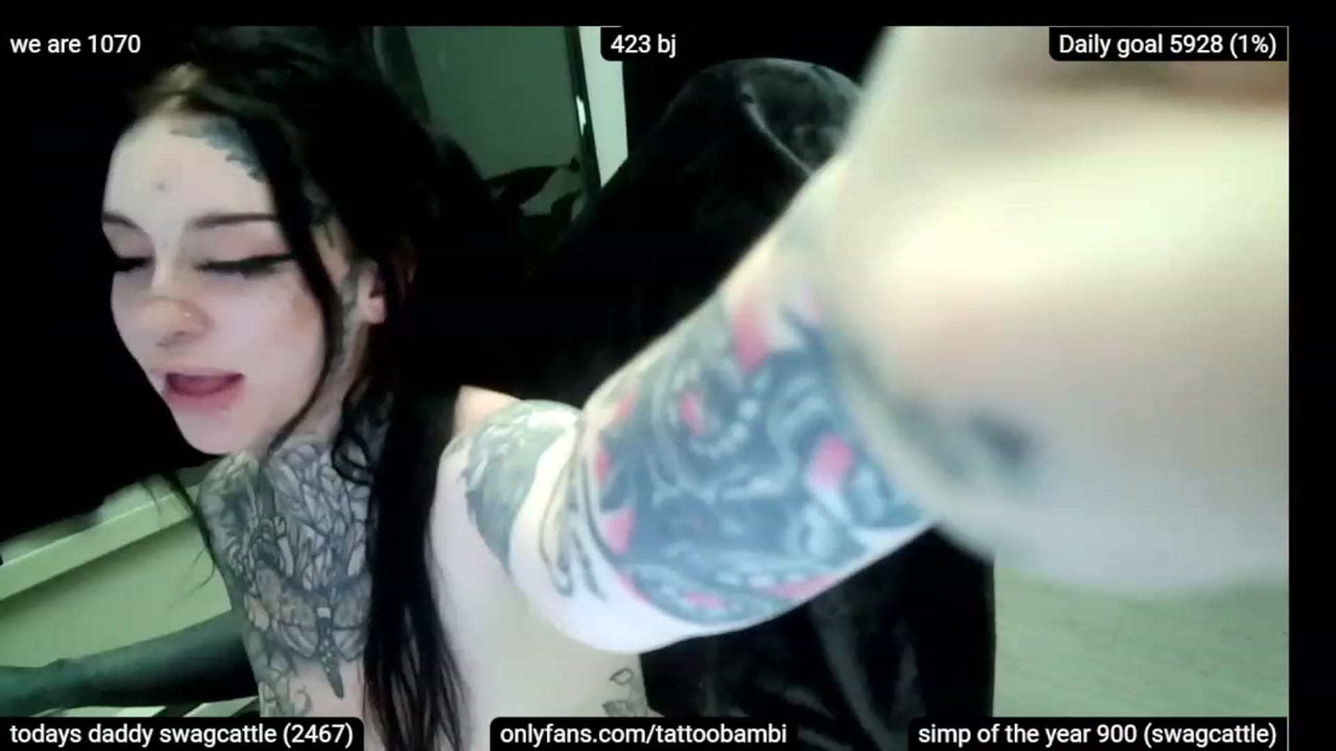 Gallery image thumbnail from Tattoobambi's myfreecams stream on, 01/03/2023, 02:30 image 13 of 20