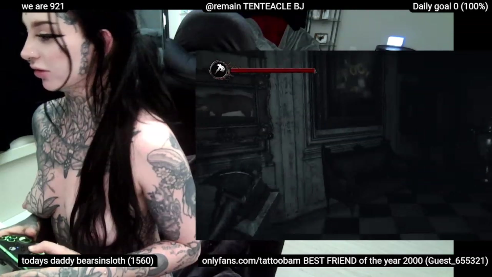Gallery image thumbnail from Tattoobambi's myfreecams stream on, 01/15/2023, 06:25 image 17 of 20