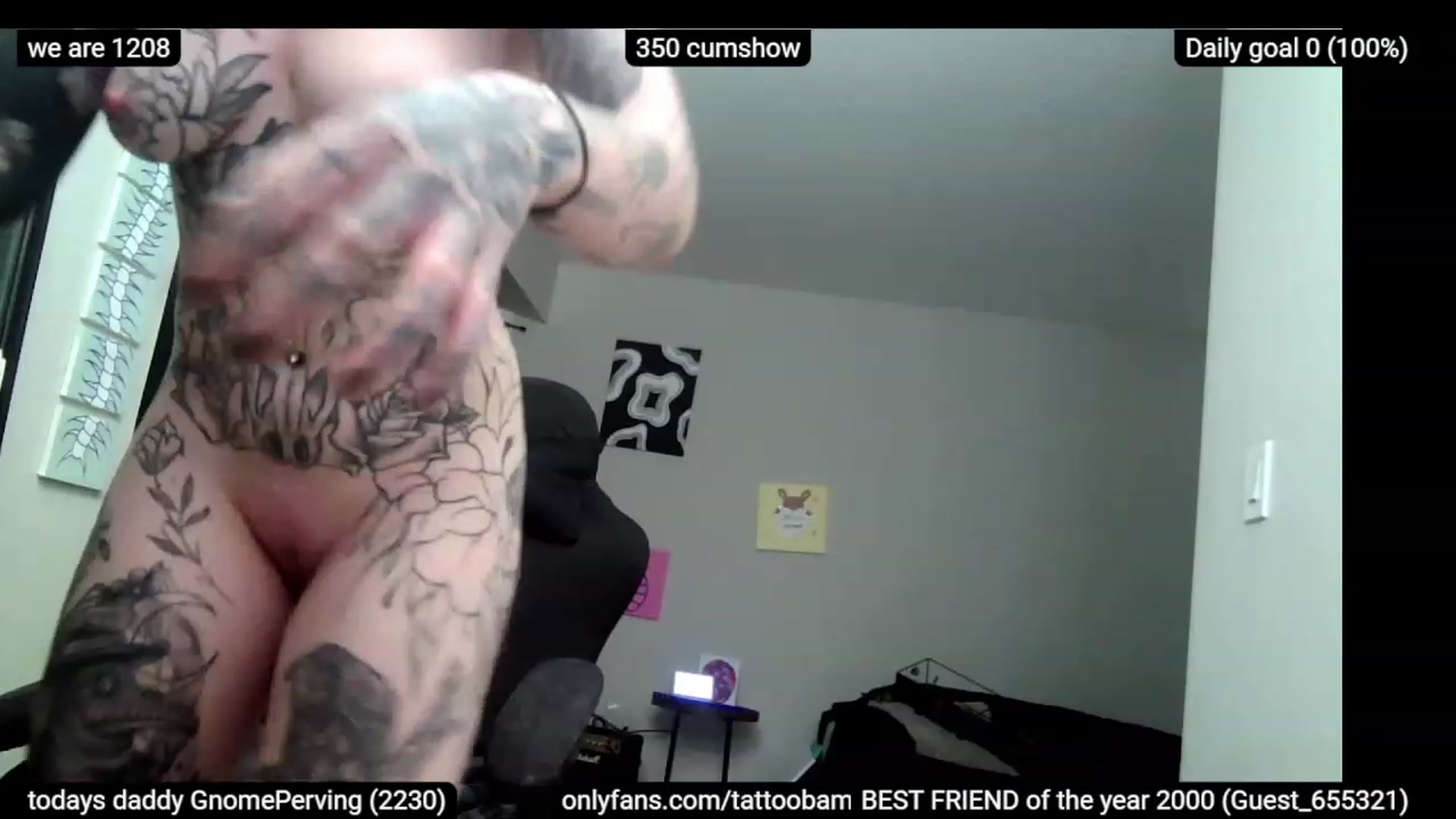 Gallery image thumbnail from Tattoobambi's myfreecams stream on, 01/22/2023, 05:15 image 19 of 20