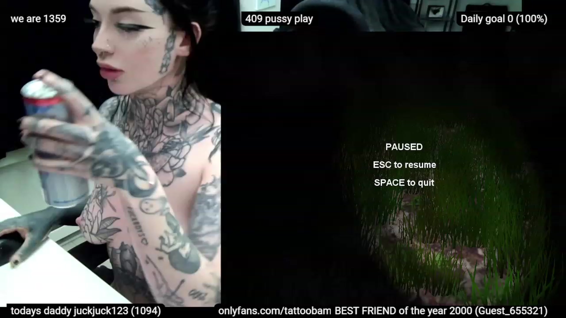 Gallery image thumbnail from Tattoobambi's myfreecams stream on, 01/26/2023, 05:11 image 10 of 20