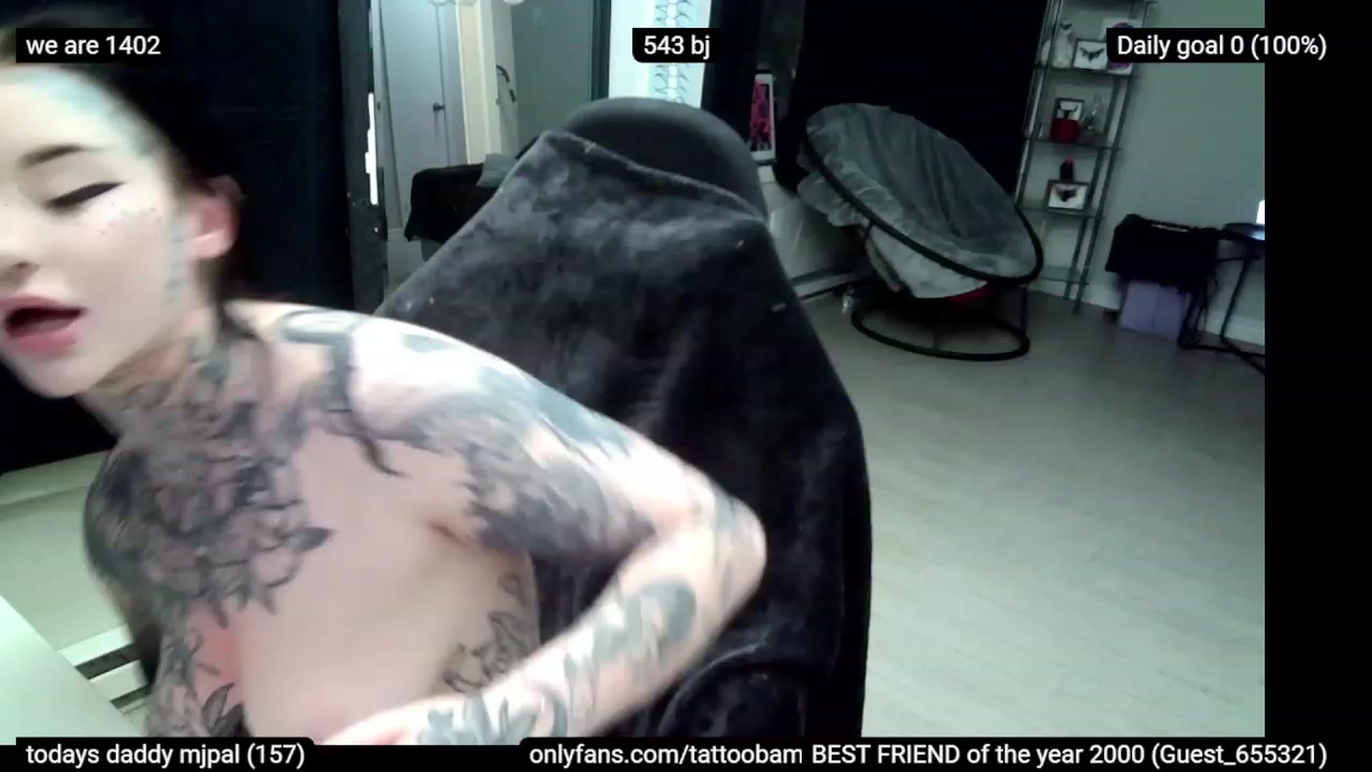 Gallery image thumbnail from Tattoobambi's myfreecams stream on, 01/28/2023, 06:18 image 1 of 20