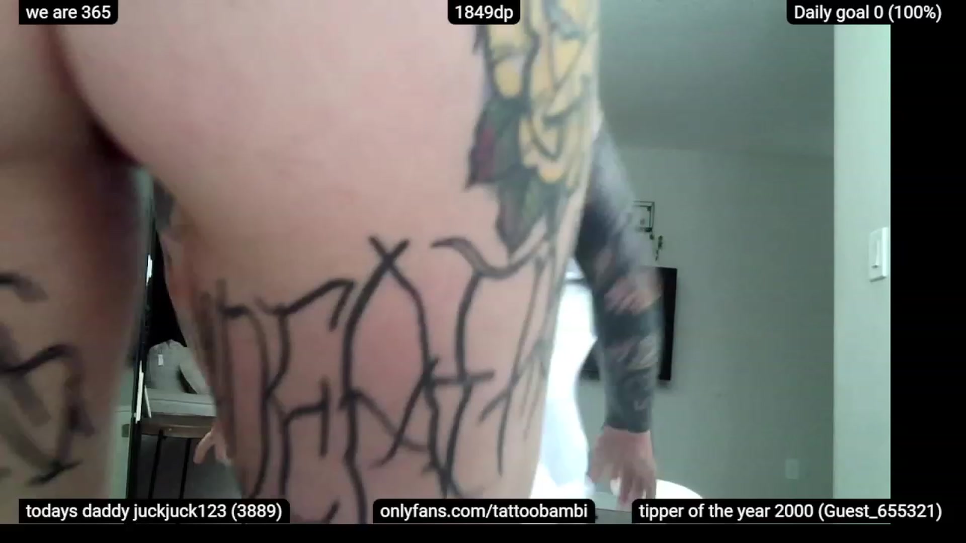 Gallery image thumbnail from Tattoobambi's myfreecams stream on, 02/05/2023, 05:14 image 19 of 20