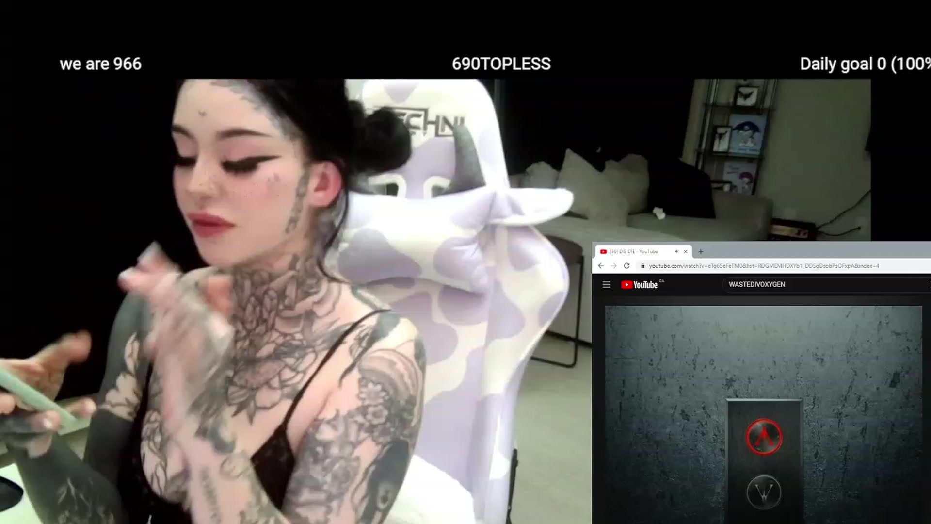 Gallery image thumbnail from Tattoobambi's myfreecams stream on, 02/12/2023, 04:39 image 2 of 20