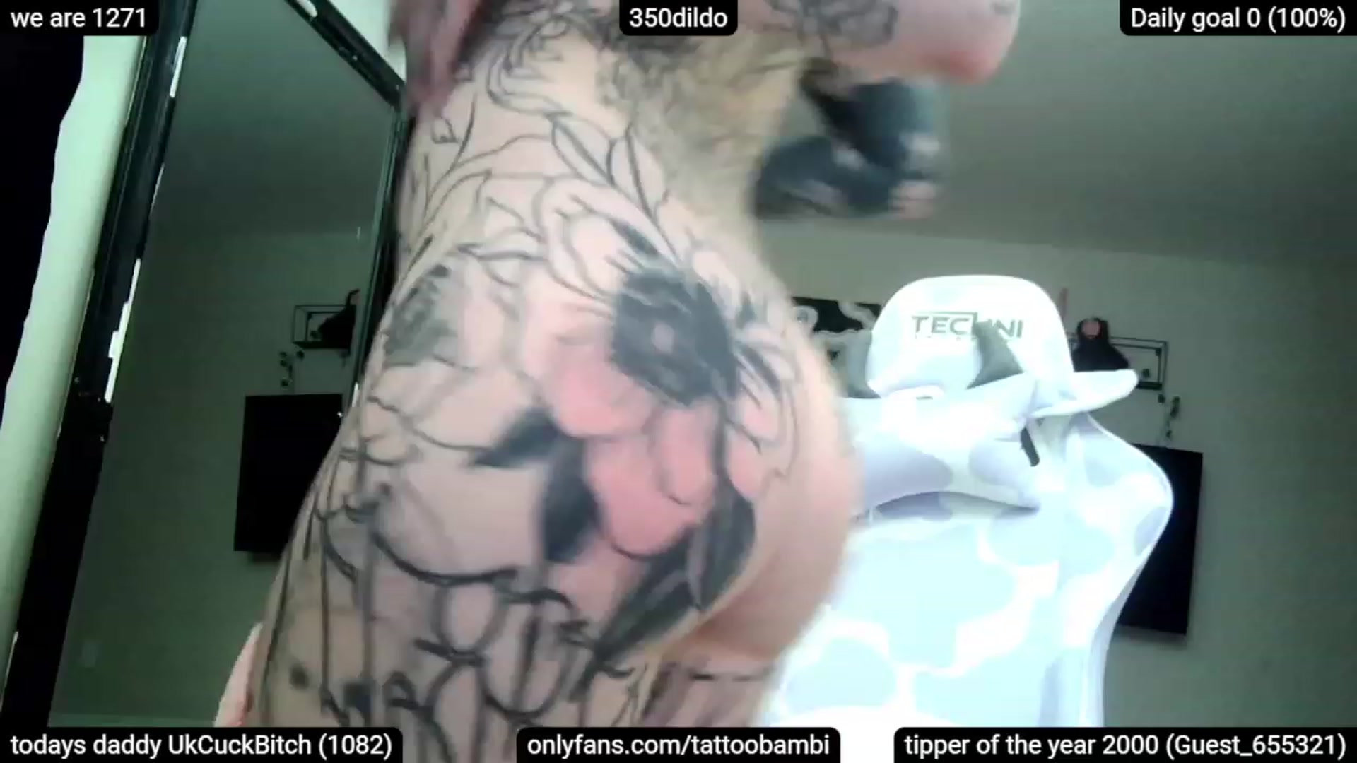 Gallery image thumbnail from Tattoobambi's myfreecams stream on, 02/24/2023, 02:43 image 7 of 20