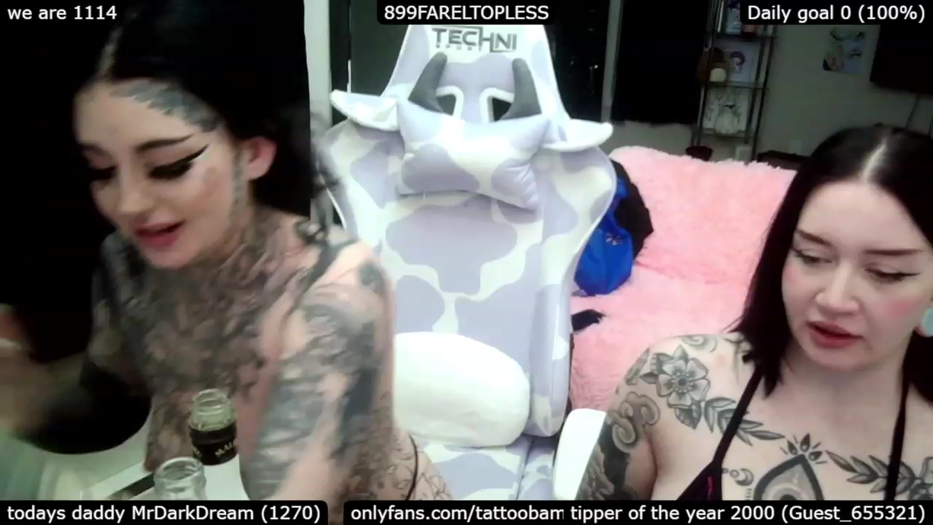 Gallery image thumbnail from Tattoobambi's myfreecams stream on, 02/27/2023, 06:55 image 6 of 20