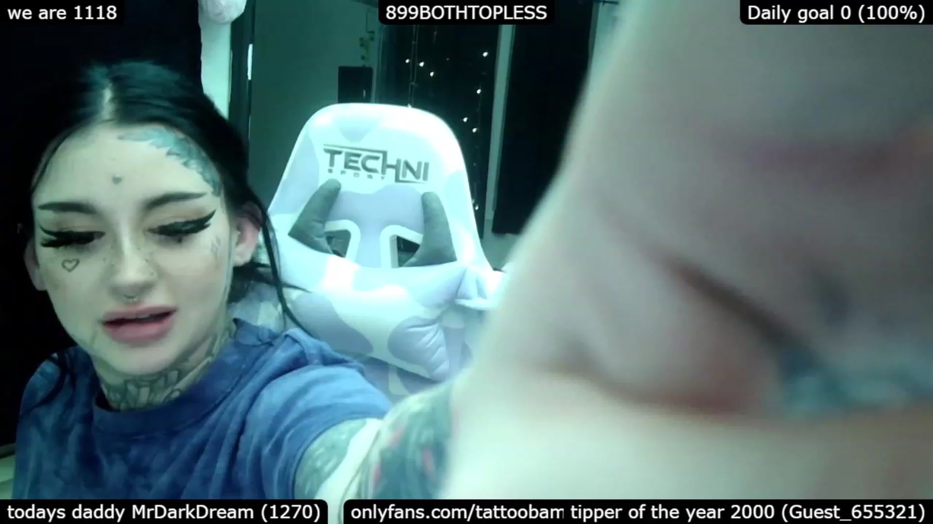Gallery image thumbnail from Tattoobambi's myfreecams stream on, 02/27/2023, 06:55 image 4 of 20