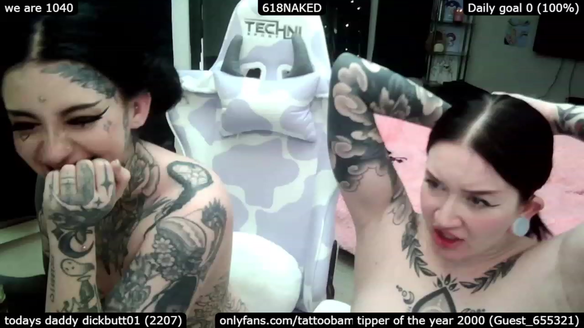 Gallery image thumbnail from Tattoobambi's myfreecams stream on, 02/27/2023, 07:45 image 15 of 20