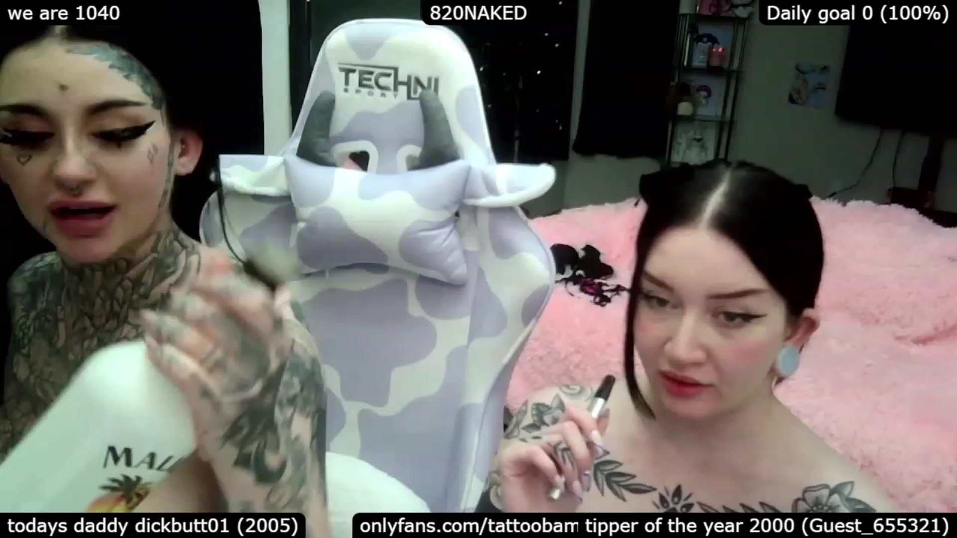 Gallery image thumbnail from Tattoobambi's myfreecams stream on, 02/27/2023, 07:45 image 5 of 20