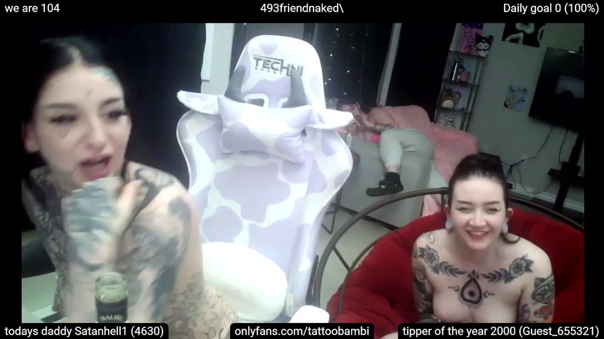 Gallery image thumbnail from Tattoobambi's myfreecams stream on, 03/02/2023, 07:13 image 15 of 20