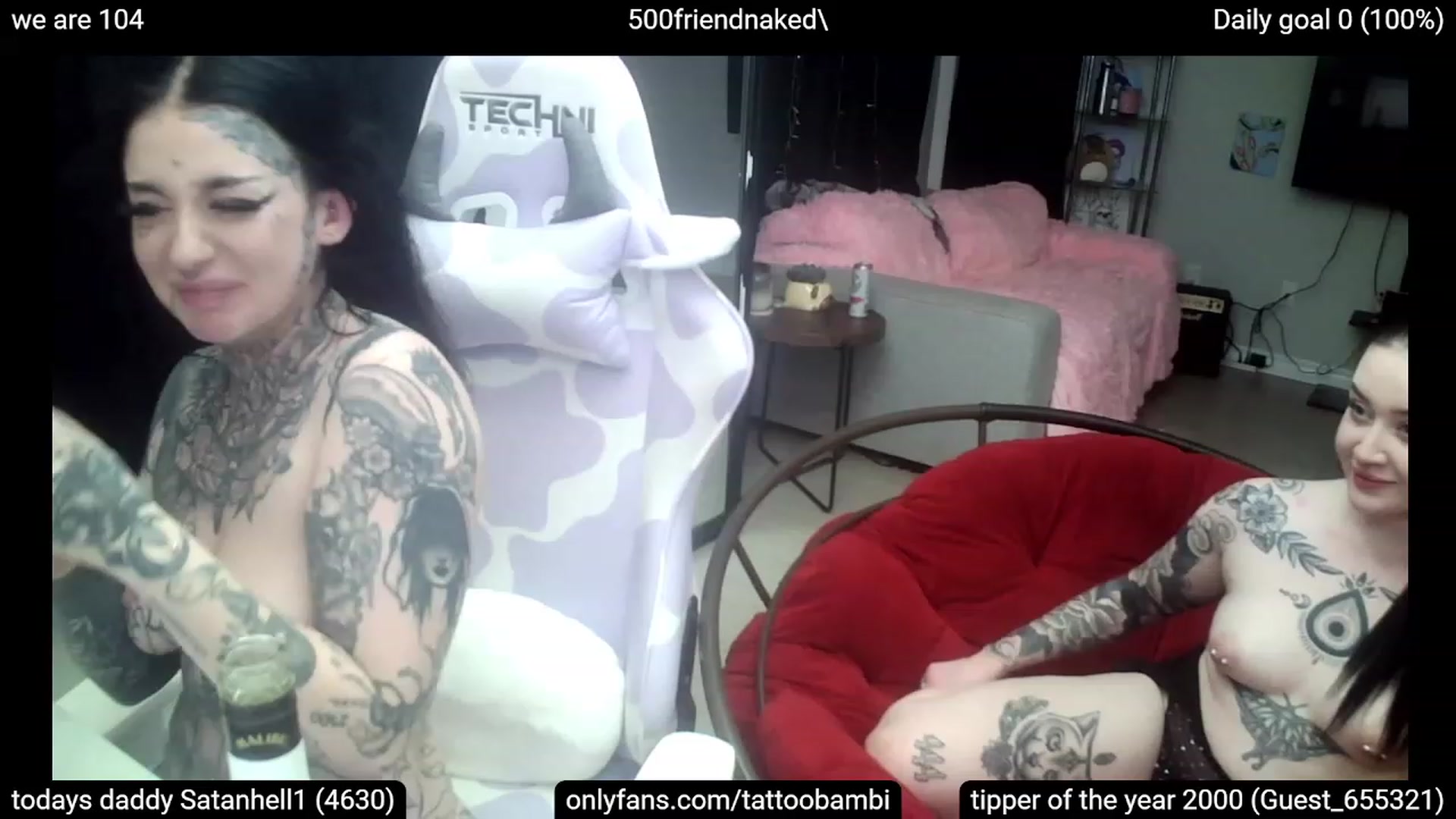 Gallery image thumbnail from Tattoobambi's myfreecams stream on, 03/02/2023, 07:13 image 13 of 20