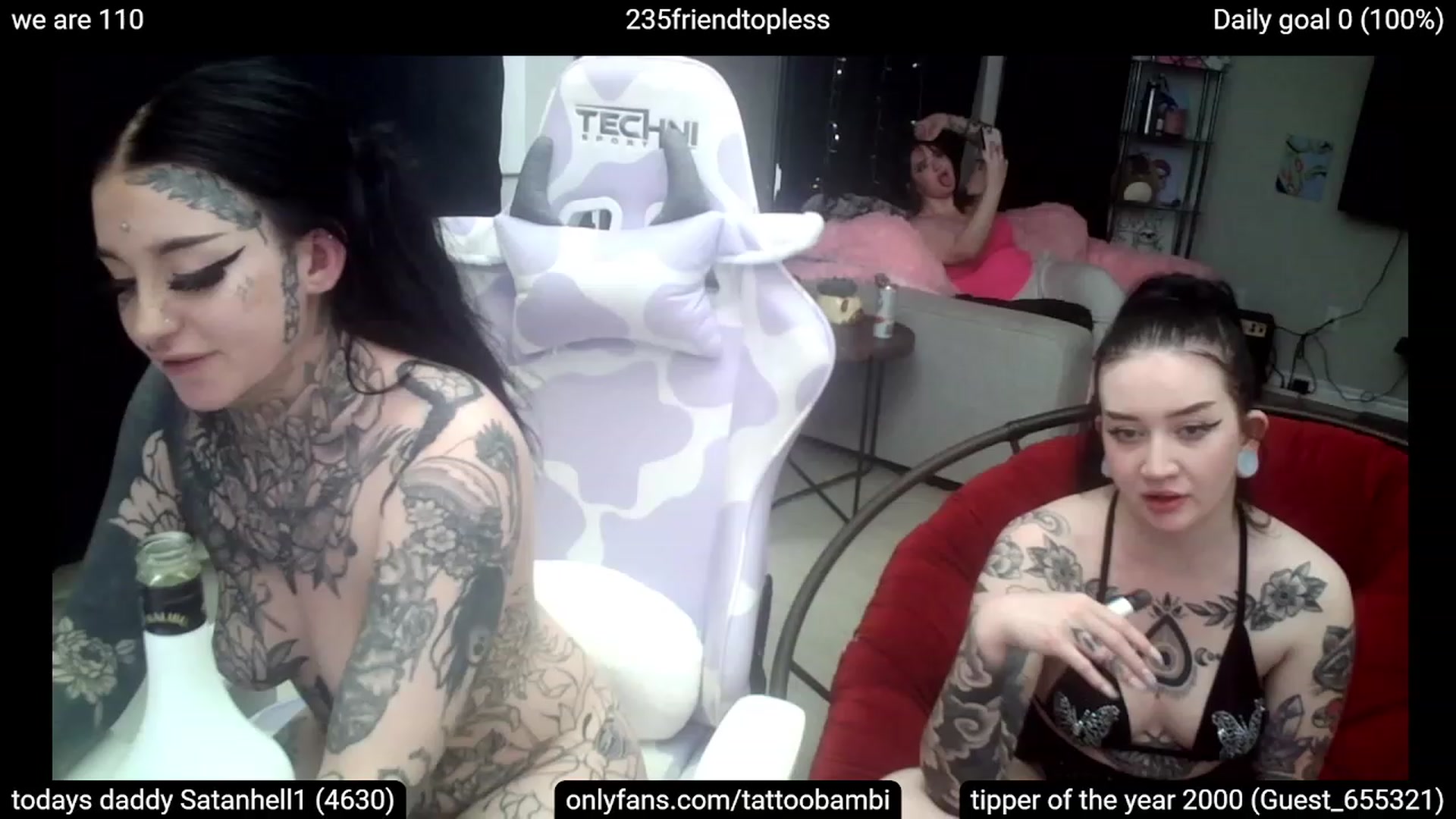 Gallery image thumbnail from Tattoobambi's myfreecams stream on, 03/02/2023, 07:13 image 9 of 20